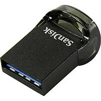 Флешка. Компактная флешка на 512 ГБ SanDisk USB 3.1 Ultra Fit 512Gb (130Mb/s) Black