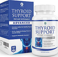Добавка для поддержки щитовидной железы с йодом формула для поддержки энергии и концентрации 1 Body Thyroid