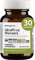 Способствует поддержанию здоровой микрофлоры Metagenics UltraFlora Women's 30 капсул