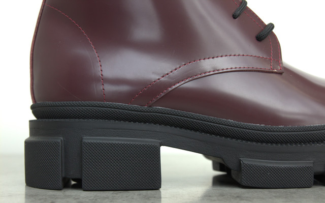 Бордові шкіряні лакові черевики на хутрі жіноче взуття великих розмірів 41 42 43 New Kate Lac Bord BS 2058346162