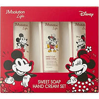 Набір кремів для рук «Солодке мило» JMsolution Life Disney Sweet Soap Hand Cream Set, 3х50ml