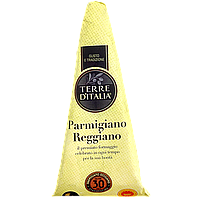 Сир витриманий реджано Терре де Італія Terre D'Italia 30/М parmigiano reggiano mouse 300g 80шт/ящ (Код: