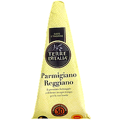 Сир витриманий реджано Терре де Італія Terre D'Italia 30/М parmigiano reggiano mouse 300g 80шт/ящ