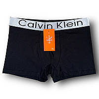 Трусы мужские боксеры хлопок Calvin Klein 17 Silver, чёрные, размер 2XL (50-52), 014003