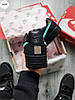 Чоловічі кросівки Nike Air Force 1 Low Tiffany Black Mint Найк Аір Форс Тіффані чорні нубук шкіра демісезон, фото 9