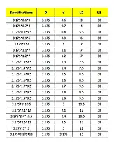 Фреза "кукурузка" 3.175*3, фото 4
