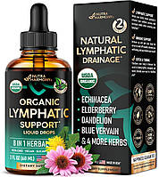 Премиум добавка органические лимфатические капли Nutra Harmony Organic Lymphatic Drainage 60 мл