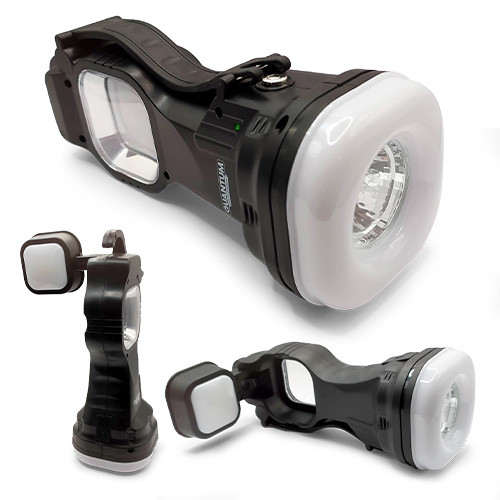 Ліхтар кемпінговий акумуляторний Quantum Stalker 3W LED + COB + USB