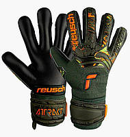 Вратарские перчатки Reush Attrakt Grip Evolution 5370825-5555 (5370825-5555). Футбольные перчатки для