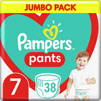 Підгузки Pampers трусики Pants Giant Plus Розмір 7 (17+ кг) 38 шт. (8006540069387) KM
