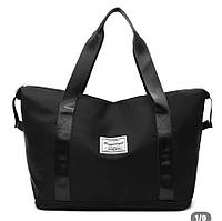 Дорожная сумка для путешествий для ручной клади Черный цвет 42*28см (+12см)*22см