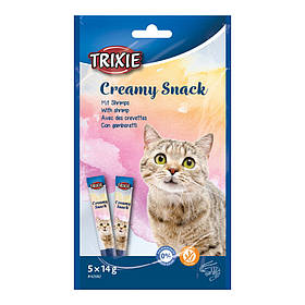 Ласощі для котів Trixie Creamy Snacks з креветкою 5шт х 14г