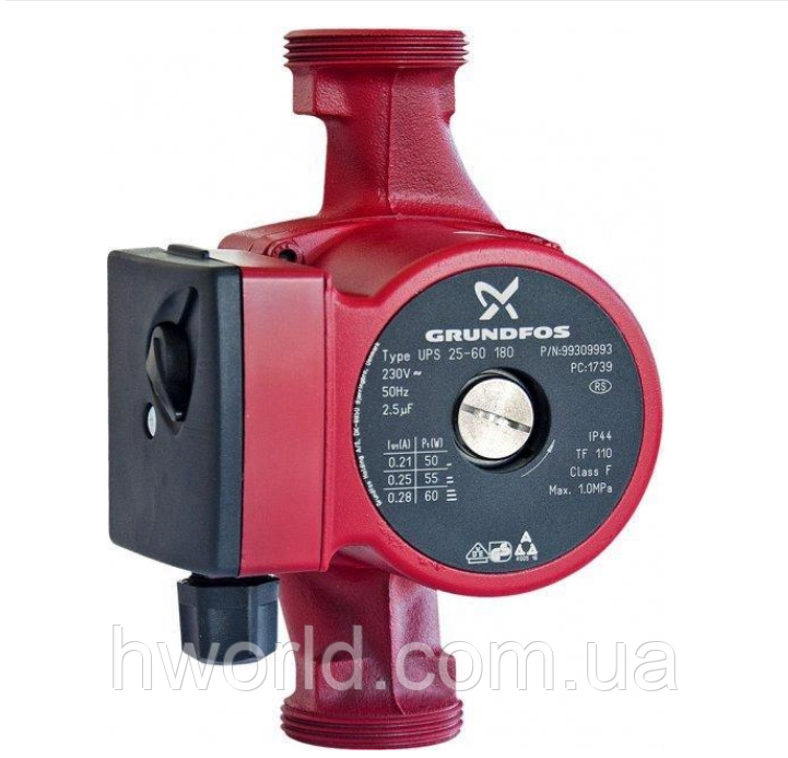 Циркуляційний насос Grundfos 25-60 180 UPS  original