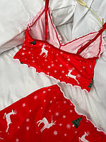 Сексуальна піжама. Домашній костюм шорти топ. Комплект для сну., фото 3
