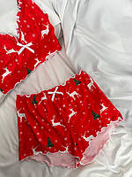 Сексуальна піжама. Домашній костюм шорти топ. Комплект для сну., фото 7