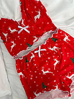 Сексуальна піжама. Домашній костюм шорти топ. Комплект для сну., фото 9