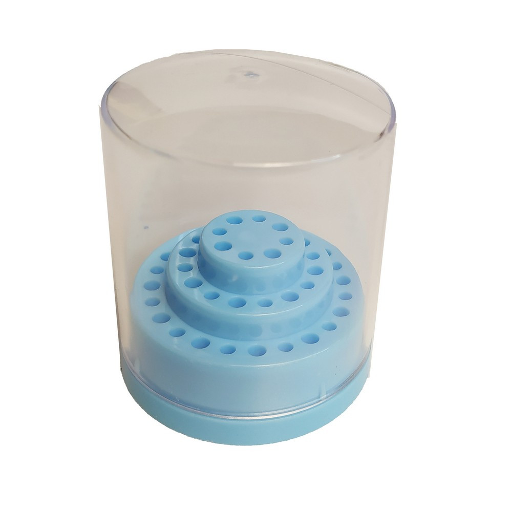 Підставка вертикальна для фрез, кругла, Блакитна, фото 1