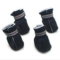 Ботиночки для собак і кішок Zoo-hunt Фанат сині №1 5х6х11 см