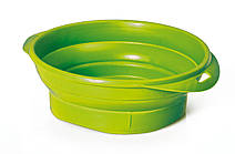 Georplast Squeeze Oval Big складна овальна силіконова миска для великих собак, 1 л, 23*17*7 см, колір в асортименті (10084)
