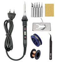 LCD Цифровий регульований температурний паяльник 80 Вт