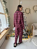 Піжама в клітинку. Домашній одяг. Жіночі набори для сну., фото 7