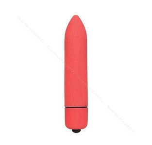 Вібратор кулі, 10 швидкостей, червоний, 17х90 мм.