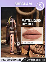 Рідка матова помада Sheglam Live to Roam Epic Adventure Liquid Lipstick-All Aboard, 1,8 г. Помада