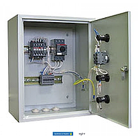 Ящики управления электроприводами и электроустановками Я-5000 с автоматическим выключателем на два фидера