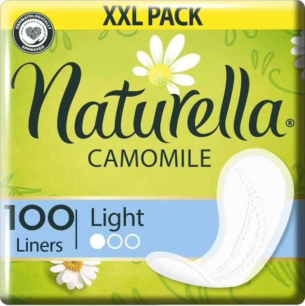 Ежедневные гигиенические прокладки Naturella Сamomile Light 100 шт - фото 1 - id-p2058414187