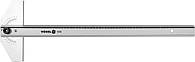 Кутник установний алюмінієвий VOREL: l= 600 мм, 2 сторони 0-90°, з метричною шкалою [60] Technohub - Гарант