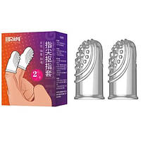 Презервативи ребристі для петингу на палець 2 шт. (Style 7)
