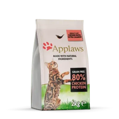Applaws Adult Chicken with Salmon — сухий корм для дорослих кішок без зерна з куркою та лососем 7,5 кг