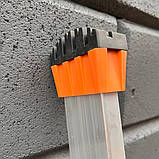 Алюмінієва драбина односекційна 3 метри сходи приставні, фото 4