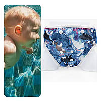 Детские Многоразовые трусики для плавания в бассейне от 4 кг до 15 кг