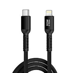 Кабель XON SmartCable Type-C - Lightning PD 20W 1м UniLink Чорний (SU20CL2W1B 579)