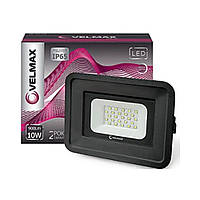 LED прожектор Velmax V-FL 10W 6200K 900Lm 230V 26-11-10