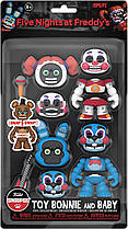 2 фігурки Фанко 5 ночей з Фредді Snap Бонні та Бебі Funko Five Nights At Freddy's (FNAF) Snap Bon Bon Bonnnie&Baby