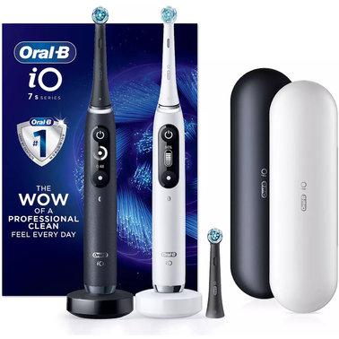 Oral-B iO Series 7s Duo Pack Black&White Набір електричних зубних щіток, фото 1