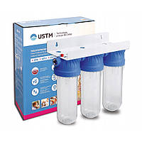 Тройной фильтр для воды USTM 1/2" (FS3-WFW12)