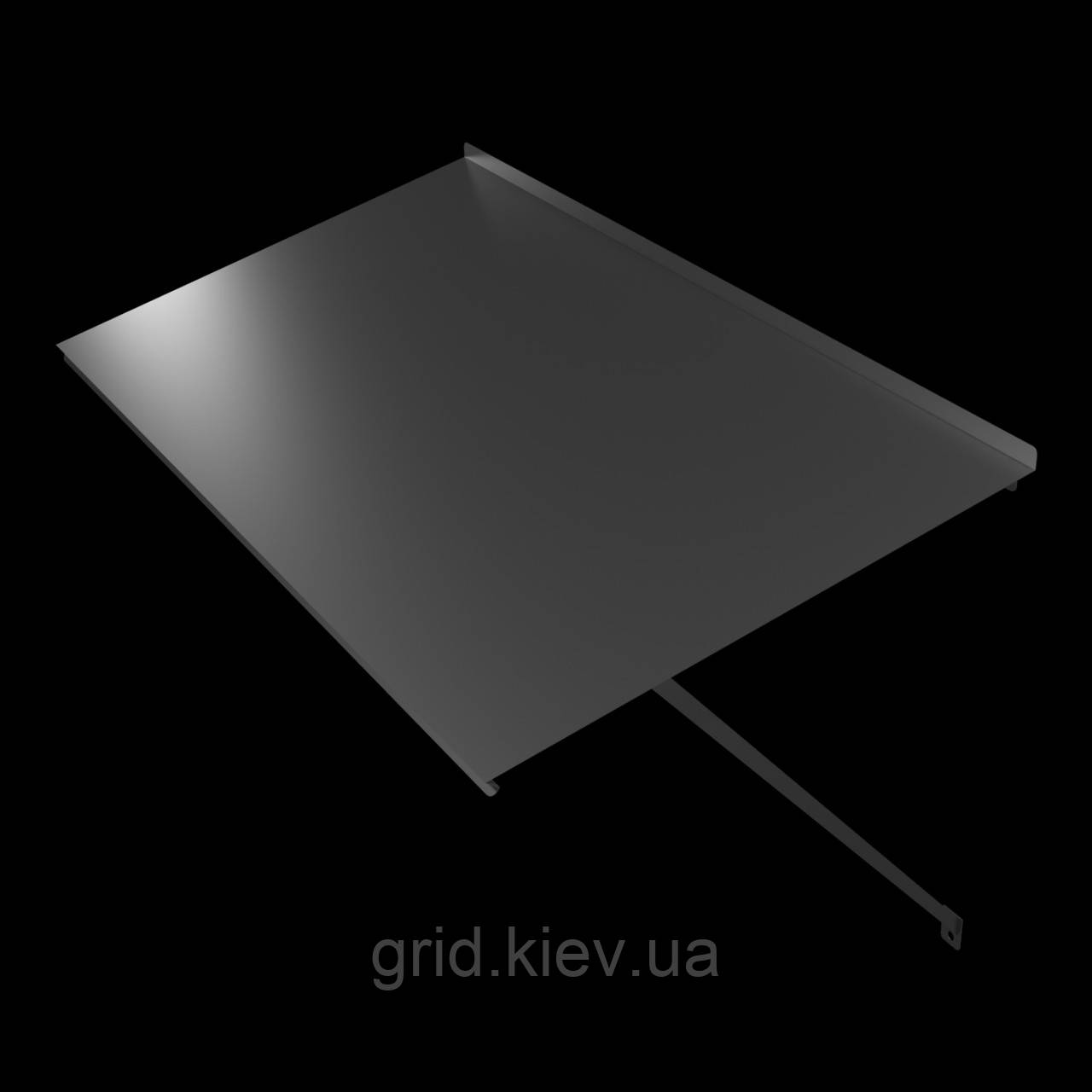 Козирок 1200х550 захисний для зовнішніх блоків кондиціонерів, кліматичного обладнання Блок 24, 36, 48 Коз-3 стандарт