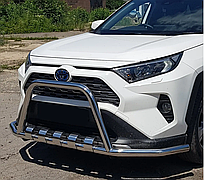 Передній захист кенгурятник нерж Toyota Rav-4 (c 2018 —)