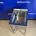 Ванна мийна виробнича нова з нержавіючої сталі одинарна 500х500 EdelStihl, фото 2