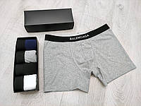 Набор мужских трусов Balenciaga из 4 штук в подарочной коробке size XXL