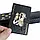 Гральні картки «Чорне золото» преміум'якості з чорного ПВХ пластику для гри в покер, фото 4