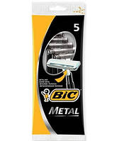 Станки бритвені BIC Metal 5 шт (3086125705416)