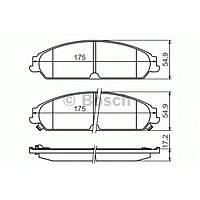 Тормозные колодки Bosch дисковые передние CHRYSLER/DODGE 300C/Caliber/Challenger "F "05 0986494483