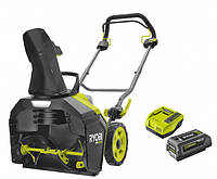 Снегоуборочная машина аккумуляторная Ryobi RY36STX45A-140, 36В MAX POWER, АКБ 1х4Ач, ширина 45см, бесщёточный