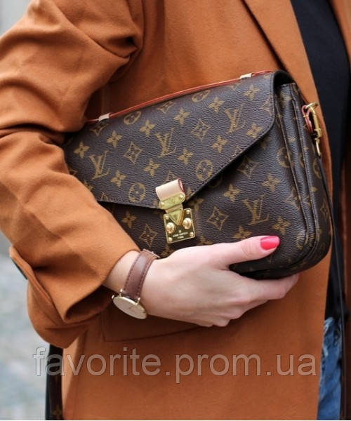 Женская сумочка LOUIS VUITTON Pochette Metis LUX - фото 3 - id-p2058529137