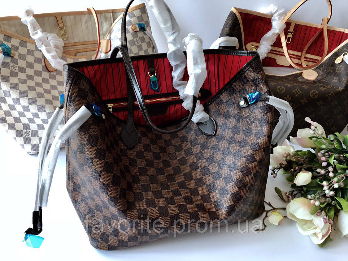 Популярная сумка Louis Vuitton Neverfull 32 cм - фото 4 - id-p2058529138