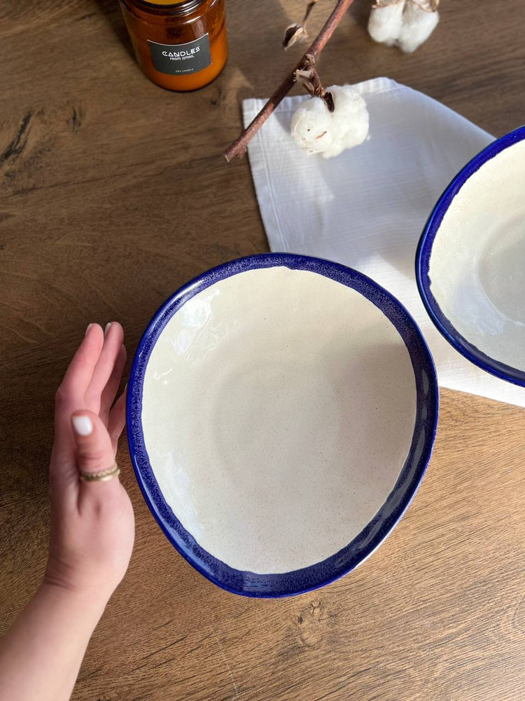 Тарілка для сніданків 500 мл «Капучино кобальт».